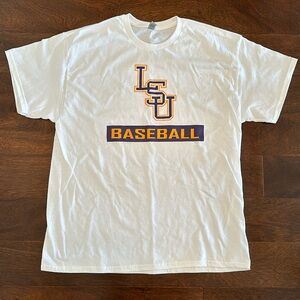 LSU NCAA Baseball Shirt New Never Worn Size Adult XL